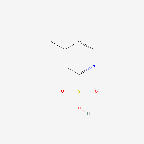 4-METHYLPYRIDINE-2-SULFONIC ACID (CAS: 18616-04-1) - Chemical Structure and Molecular Formula 