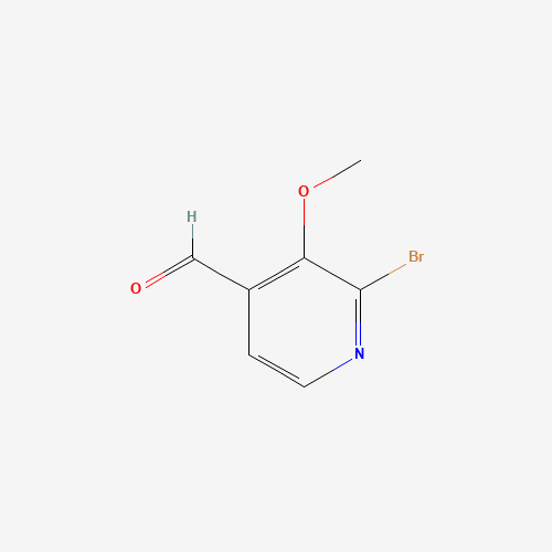 2-BROMO-3-METHOXYPYRIDINE-4-CARBOXALDEHYDE (CAS: 191418-78-7) - Chemical Structure and Molecular Formula 