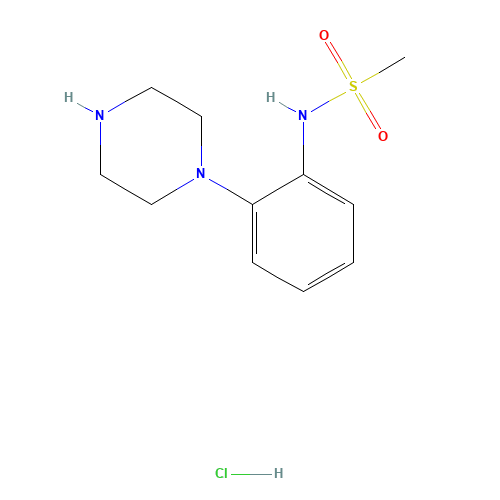 N-[2-(PIPERAZIN-1-YL)PHENYL]METHYLSULPHONAMIDE HYDROCHLORIDE (CAS: 199105-19-6) - Related Chemical Product