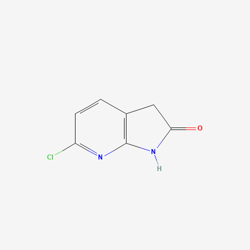 6-chloro-1H-pyrrolo[2,3-b]pyridin-2(3H)-one (CAS: 220896-14-0) - Chemical Structure and Molecular Formula 