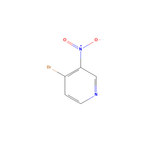 3-NITRO-4-BROMOPYRIDINE (CAS: 23056-44-2) - Chemical Structure and Molecular Formula 