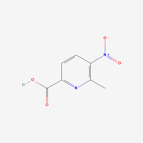2-Methyl-3-nitropyridine-6-carboxylic acid (CAS: 24194-98-7) - Chemical Structure and Molecular Formula 