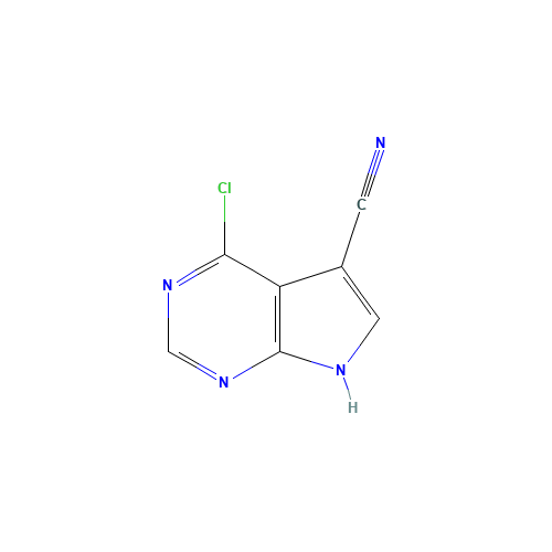 4-Chloro-7H-pyrrolo[2,3-d]pyrimidine-5-carbonitrile (CAS: 24391-41-1) - Related Chemical Product