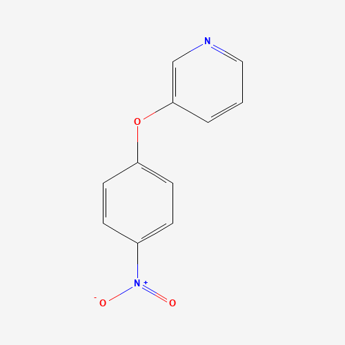 3-(4-nitrophenoxy)pyridine (CAS: 28232-53-3) - Chemical Structure and Molecular Formula 