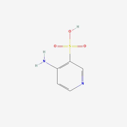 4-AMINO-PYRIDINE-3-SULFONIC ACID (CAS: 29452-57-1) - Chemical Structure and Molecular Formula 