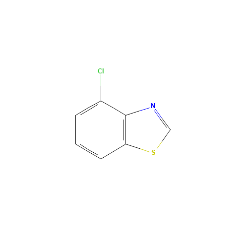 Benzothiazole,4-chloro-(7CI,8CI,9CI) (CAS: 3048-45-1) - Chemical Structure and Molecular Formula 