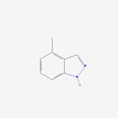 4-METHYL (1H)INDAZOLE chemical structure 4-METHYL (1H)INDAZOLE (CAS: 3176-63-4) - Chemical Structure and Molecular Formula