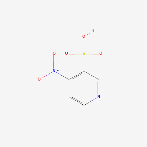 4-NITROPYRIDINE-3-SULFONIC ACID (CAS: 33263-46-6) - Chemical Structure and Molecular Formula 