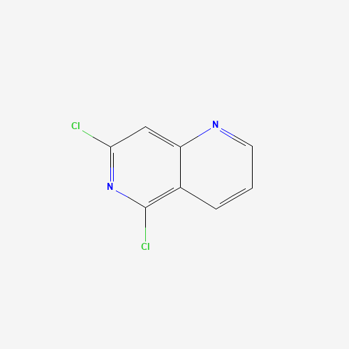 5,7-dichloro-1,6-naphthyridine (CAS: 337958-60-8) - Chemical Structure and Molecular Formula 