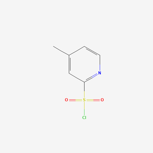 4-METHYL-PYRIDINE-2-SULFONYL CHLORIDE (CAS: 341008-95-5) - Chemical Structure and Molecular Formula 