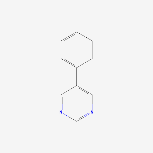 5-PHENYL-PYRIMIDINE (CAS: 34771-45-4) - Chemical Structure and Molecular Formula 