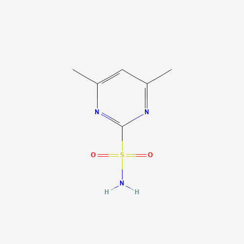 4,6-DIMETHYLSULFADIAZINE (CAS: 35762-76-6) - Chemical Structure and Molecular Formula 