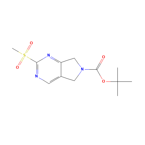 tert-butyl 2-(methylsulfonyl)-5H-pyrrolo[3,4-d]pyrimidine-6(7H)-carboxylate (CAS: 365996-87-8) - Related Chemical Product
