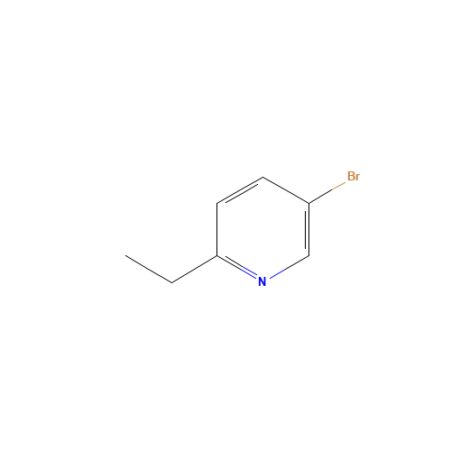 Pyridine,5-bromo-2-ethyl- (CAS: 38749-90-5) - Chemical Structure and Molecular Formula 