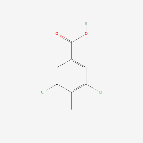 3,5-Dichloro-4-methylbenzoic acid (CAS: 39652-34-1) - Chemical Structure and Molecular Formula 
