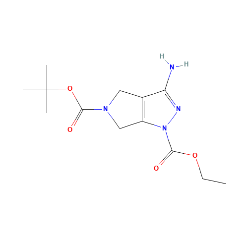 1-ETHYLOXYCARBONYL-5-BOC-3-AMINO-4,6-DIHYDRO-PYRROLO[3,4-C]PYRAZOLE (CAS: 398495-65-3) - Related Chemical Product