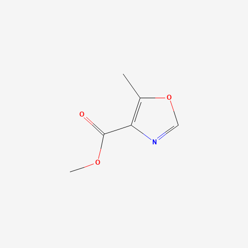 METHYL 5-METHYL-4-OXAZOLECARBOXYLATE (CAS: 41172-57-0) - Chemical Structure and Molecular Formula 