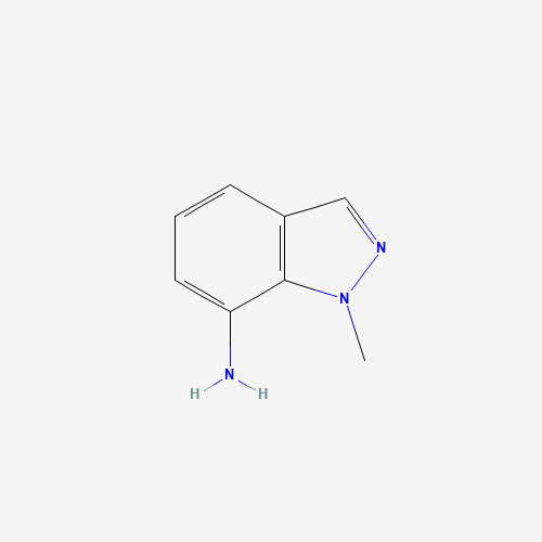 1-METHYL-1H-INDAZOL-7-YLAMINE (CAS: 41926-06-1) - Chemical Structure and Molecular Formula 