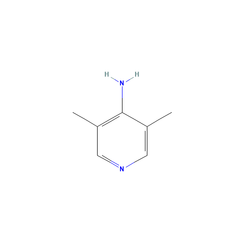 3,5-dimethylpyridin-4-amine (CAS: 43078-60-0) - Chemical Structure and Molecular Formula 