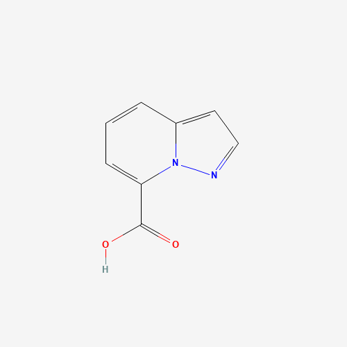PYRAZOLO[1,5-A]PYRIDINE-7-CARBOXYLIC ACID (CAS: 474432-62-7) - Chemical Structure and Molecular Formula 
