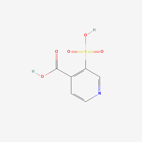 3-SULFOISONICOTINIC ACID (CAS: 4833-93-6) - Chemical Structure and Molecular Formula 
