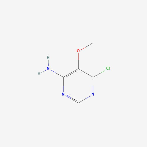 4-Amino-6-chloro-5-methoxypyrimidine chemical structure 4-Amino-6-chloro-5-methoxypyrimidine (CAS: 5018-41-7) - Chemical Structure and Molecular Formula