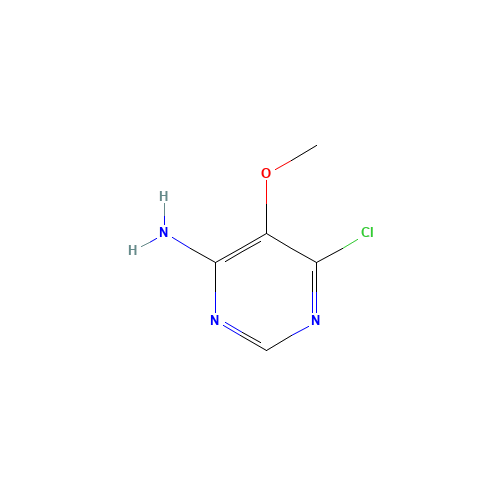 4-Amino-6-chloro-5-methoxypyrimidine (CAS: 5018-41-7) - Chemical Structure and Molecular Formula 