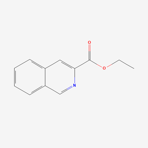 ETHYL ISOQUINOLINE-3-CARBOXYLATE (CAS: 50458-79-2) - Chemical Structure and Molecular Formula 