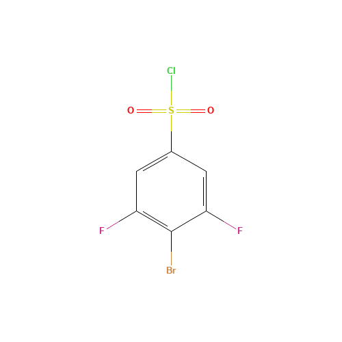 4-BROMO-3,5-DIFLUOROBENZENESULPHONYL CHLORIDE (CAS: 518057-63-1) - Related Chemical Product