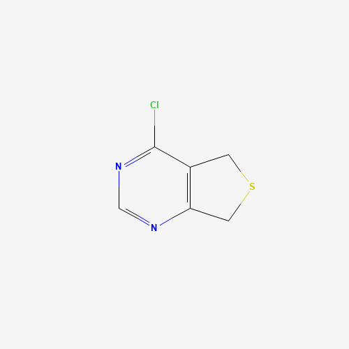 4-chloro-5,7-dihydrothieno[3,4-d]pyrimidine (CAS: 53826-89-4) - Chemical Structure and Molecular Formula 