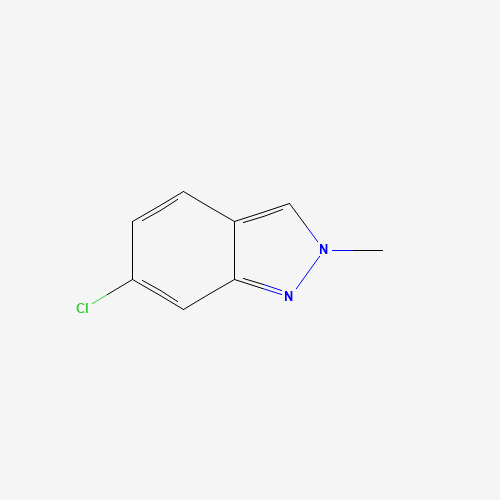 2H-INDAZOLE,6-CHLORO-2-METHYL- (CAS: 541539-87-1) - Chemical Structure and Molecular Formula 