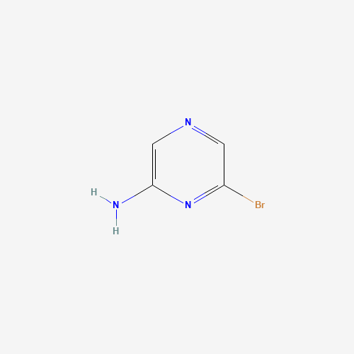 6-BROMOPYRAZIN-2-AMINE (CAS: 54237-53-5) - Chemical Structure and Molecular Formula 