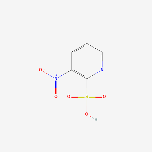 3-NITROPYRIDINE-2-SULFONIC ACID (CAS: 54247-50-6) - Chemical Structure and Molecular Formula 