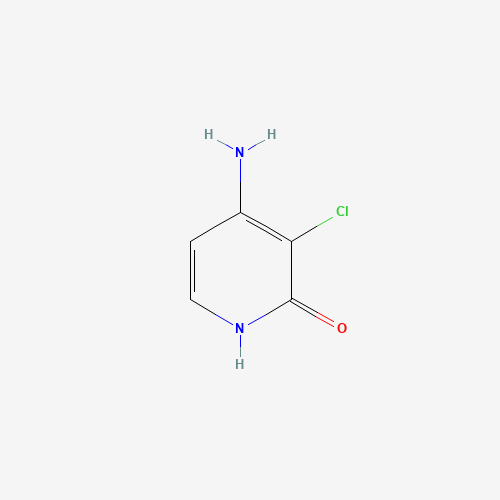 4-Amino-3-chloro-2-hydroxypyridine (CAS: 55290-73-8) - Chemical Structure and Molecular Formula 