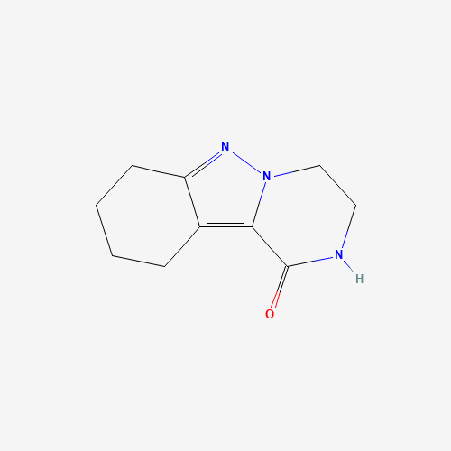 Pyrazino[1,2-b]indazol-1(2H)-one,3,4,7,8,9,10-hexahydro-(9CI) (CAS: 561299-72-7) - Chemical Structure and Molecular Formula 