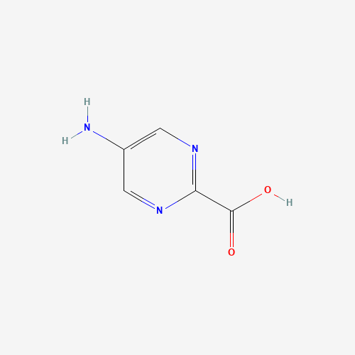 5-AMINO-PYRIMIDINE-2-CARBOXYLIC ACID (CAS: 56621-98-8) - Chemical Structure and Molecular Formula 