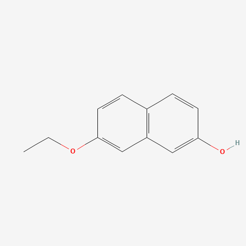 2-Naphthalenol,7-ethoxy-(9CI) (CAS: 57944-44-2) - Chemical Structure and Molecular Formula 