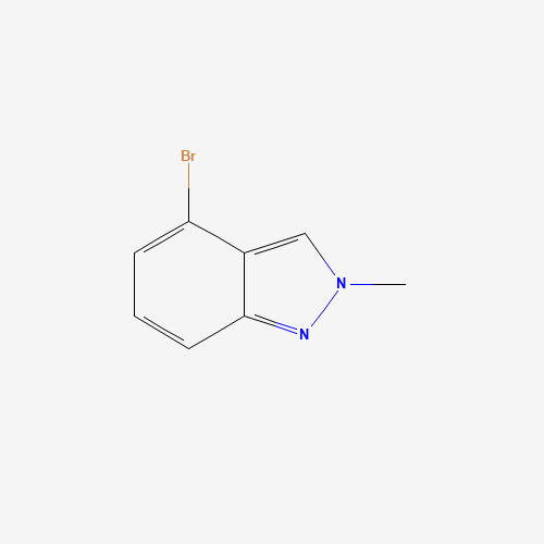 4-BROMO-2-METHYL-2H-INDAZOLE chemical structure 4-BROMO-2-METHYL-2H-INDAZOLE (CAS: 590417-93-9) - Chemical Structure and Molecular Formula