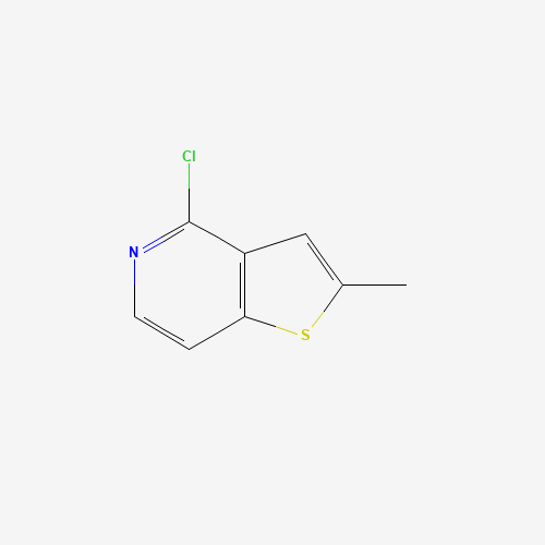 4-CHLORO-2-METHYLTHIENO[3,2-C]PYRIDINE (CAS: 59207-24-8) - Chemical Structure and Molecular Formula 