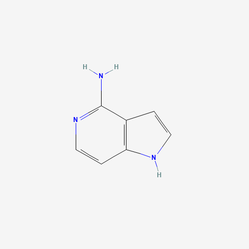 4-AMINO-5-AZAINDOLE (CAS: 60290-23-5) - Chemical Structure and Molecular Formula 