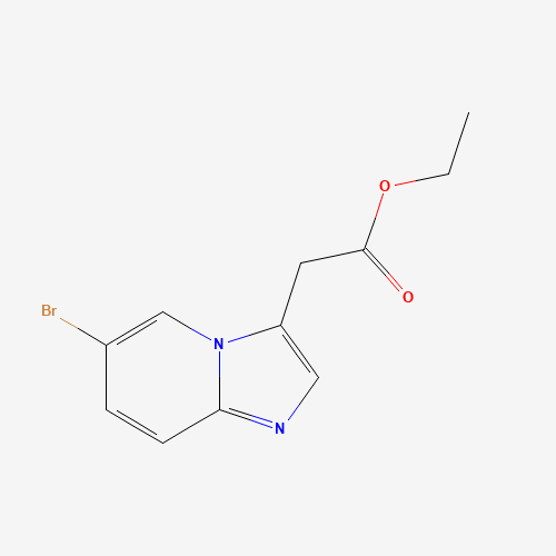 ethyl 2-(6-bromoH-imidazo[1,2-a]pyridin-3-yl)acetate (CAS: 603311-76-8) - Related Chemical Product