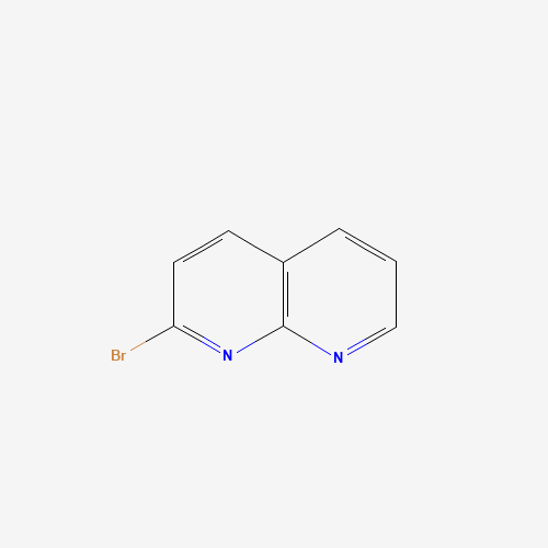 2-Bromo-1,8-naphthyridine (CAS: 61323-17-9) - Chemical Structure and Molecular Formula 