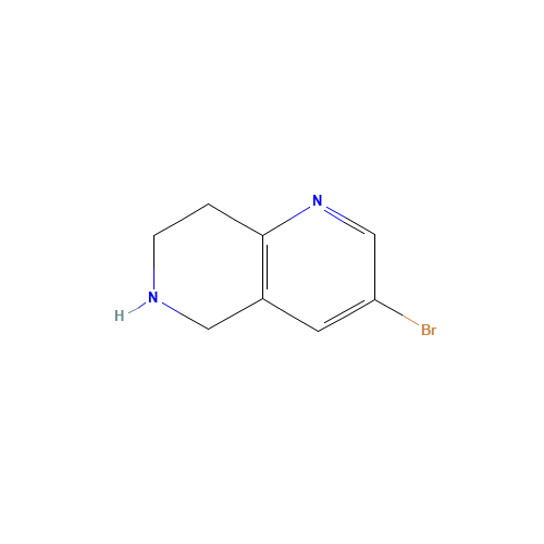 3-BROMO-5,6,7,8-TETRAHYDRO-1,6-NAPHTHYRIDINE (CAS: 625100-00-7) - Related Chemical Product