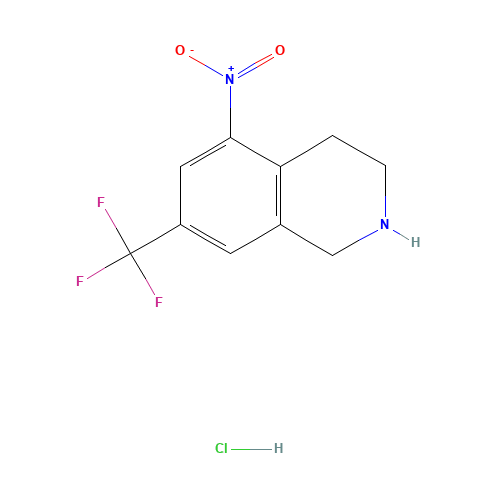 7-(trifluoromethyl)-1,2,3,4-tetrahydro-5-nitroisoquinoline hydrochloride (CAS: 625126-83-2) - Related Chemical Product
