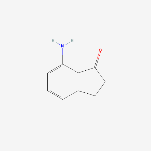 1H-Inden-1-one,7-amino-2,3-dihydro-(9CI) (CAS: 628732-03-6) - Chemical Structure and Molecular Formula 