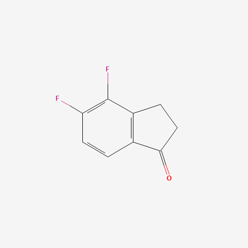 4,5-Difluoroindan-1-one (CAS: 628732-11-6) - Chemical Structure and Molecular Formula 