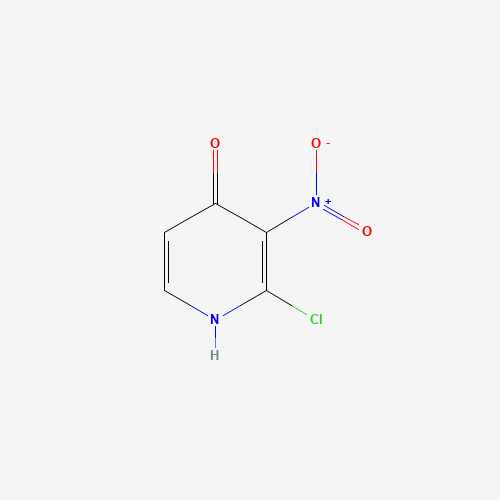 2-CHLORO-3-NITROPYRIDIN-4-OL (CAS: 629655-23-8) - Chemical Structure and Molecular Formula 