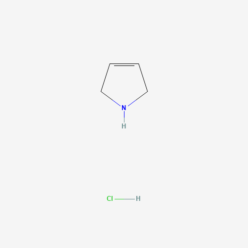 2,5-Dihydro-1H-pyrrole hydrochloride (CAS: 63468-63-3) - Chemical Structure and Molecular Formula 
