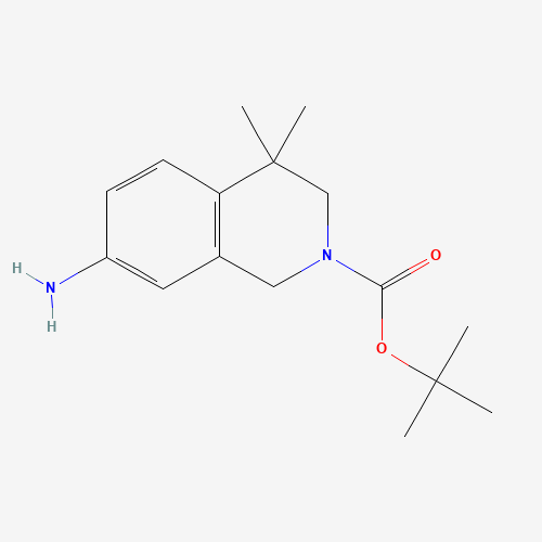 tert-butyl 7-amino-4,4-dimethyl-3,4-dihydroisoquinoline-2(1H)-carboxylate (CAS: 645418-66-2) - Related Chemical Product