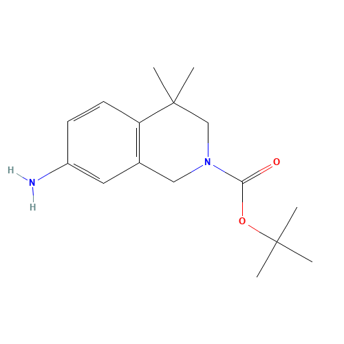 tert-butyl 7-amino-4,4-dimethyl-3,4-dihydroisoquinoline-2(1H)-carboxylate (CAS: 645418-66-2) - Related Chemical Product